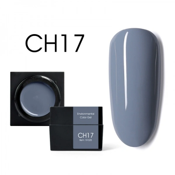 Мусс-гель Canni Color Mud Gel CH17 фіолетово-димчастий 5 мл