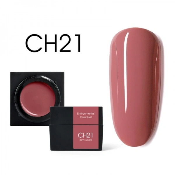 Мусс-гель Canni Color Mud Gel CH21 бежево-кораловий 5 мл