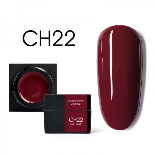 Мусс-гель Canni Color Mud Gel CH22 червоно-коричневий 5 мл