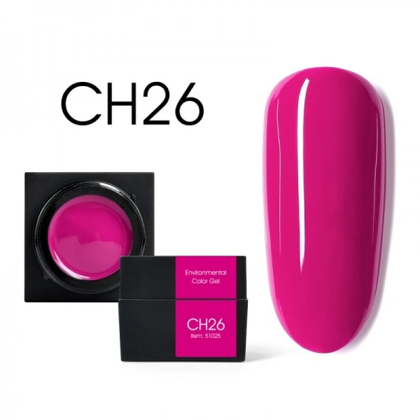 Мусс-гель Canni Color Mud Gel CH26 фуксія