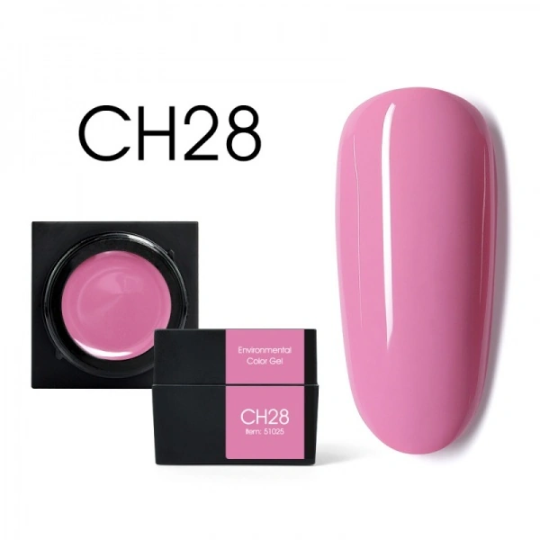 Мусс-гель Canni Color Mud Gel CH28 перламутрово-рожевий 5 мл