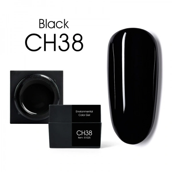 Мус-гель Canni Color Mud Gel CH38 чорний 5 мл