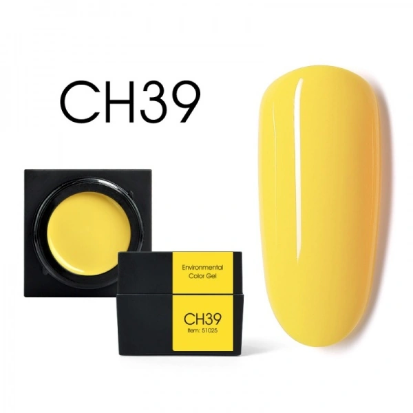 Мусс-гель Canni Color Mud Gel CH39 яскраво-жовтий 5 мл