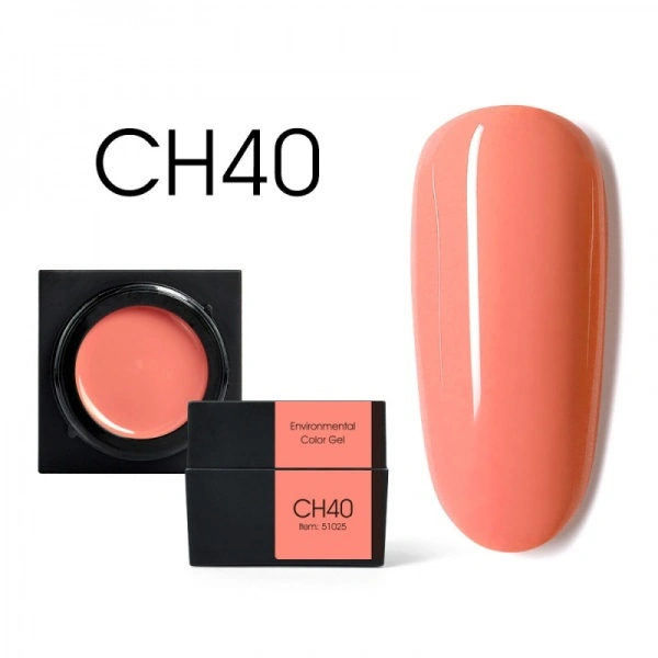 Мусс-гель Canni Color Mud Gel CH40 кораловий 5 мл