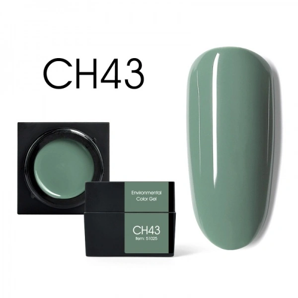 Мусс-гель Canni Color Mud Gel CH43 сизий оливковий 5 мл