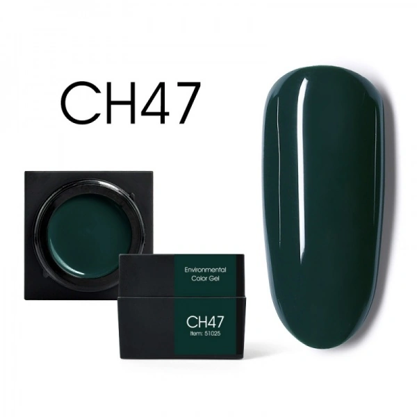 Мус-гель Canni Color Mud Gel CH47 темно-зелений 5 мл