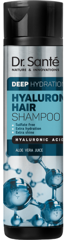 Шампунь для волосся Гіалуроновий Dr.Sante Hyaluron Hair Shampoo 250 мл