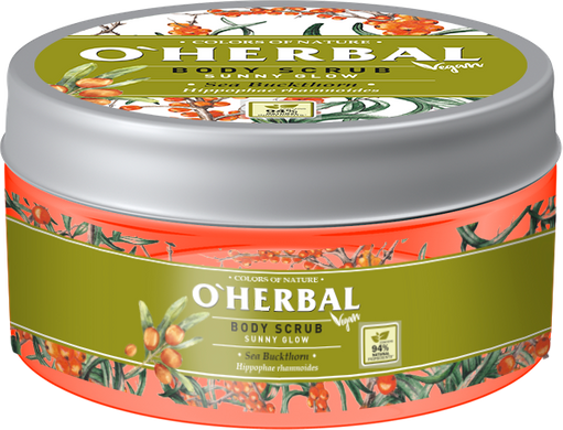 OHerbal Vegan Scrub Body Sunny glow Buckthorn 200 мл