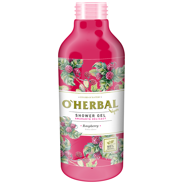 OHerbal Vegan Shower Gel Amaranth Delicacy Raspberry 400 мл