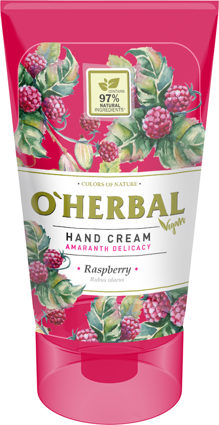 OHerbal Vegan Hand cream Amaranth Delicacy Raspberry 125 мл