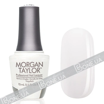 Лак Morgan Taylor All White Now класичний білий. Емаль 15 мл