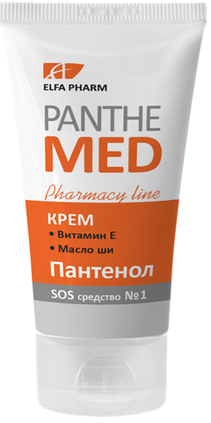 Крем для тіла з пантенолом Elfa Pharm Panthe Med Pantenol Cream 40 мл