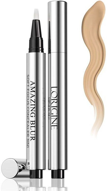 Консилер для шкіри навколо очей Lorigine Minerals Amazing Blur Soft Focus Concealer 3in1 002 3 мл