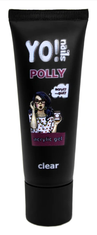 Полігель/акриловий гель Yo!Nails Polly Clear прозорий 30 мл