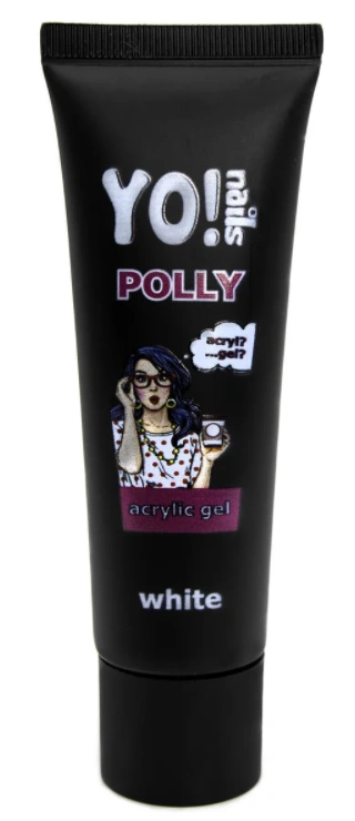 Полігель/акриловий гель Yo!Nails Polly White білий 30 мл