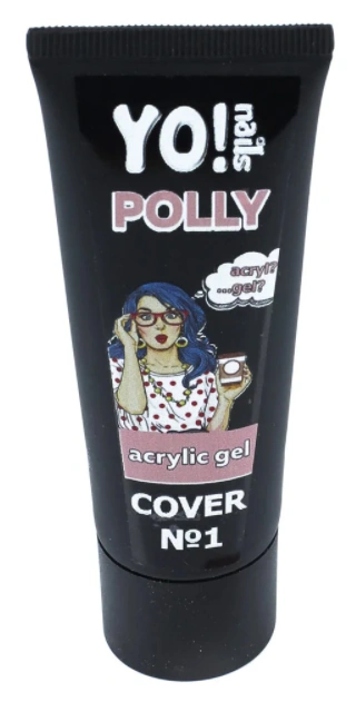 Полігель/акриловий гель Yo!Nails Polly Cover 01 камуфлюючий 30 мл