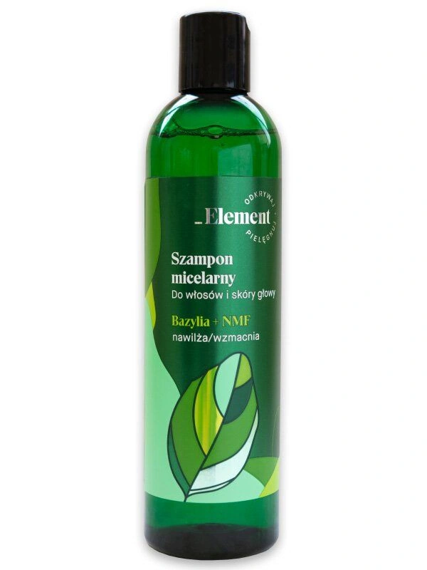 Шампунь для волосся Element Hair Shampoo With Basil Extract And NMF зволоження та зміцнення 300 мл