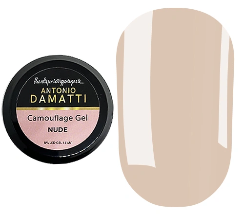 Конструюючий гель Antonio Damatti Camouflage Gel Nude бежевий 15 мл
