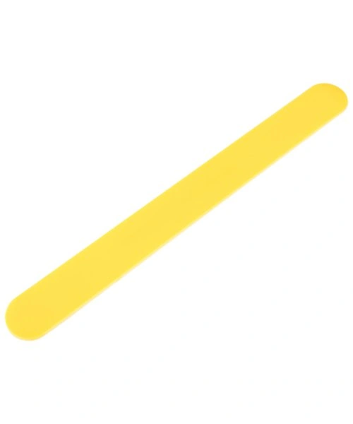 Пластикова основа для змінного абразиву Kodi Plastic Base for Nail File №186 пряма, жовта 178 мм