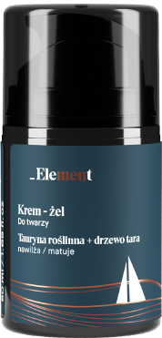 Крем-гель для обличчя Таурін та дерево Тара Element Men Cream-Gel Face Taurine and Tara tree 50мл