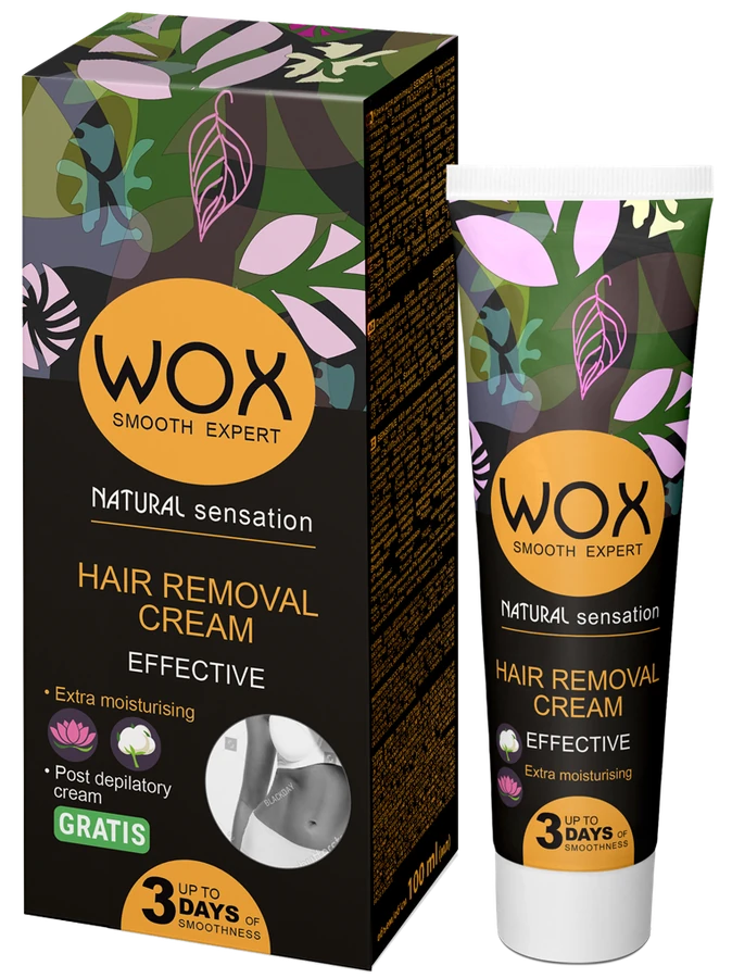 Крем для депіляції тіла WOX Hair Removal Cream Effective максимальна ефективність 100 мл