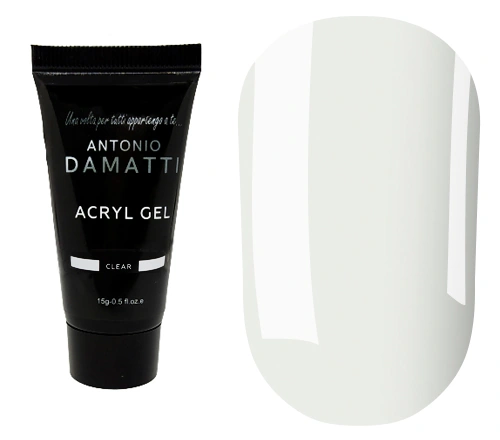 Акрил гель Antonio Damatti Acryl Gel Clear прозорий 15 мл