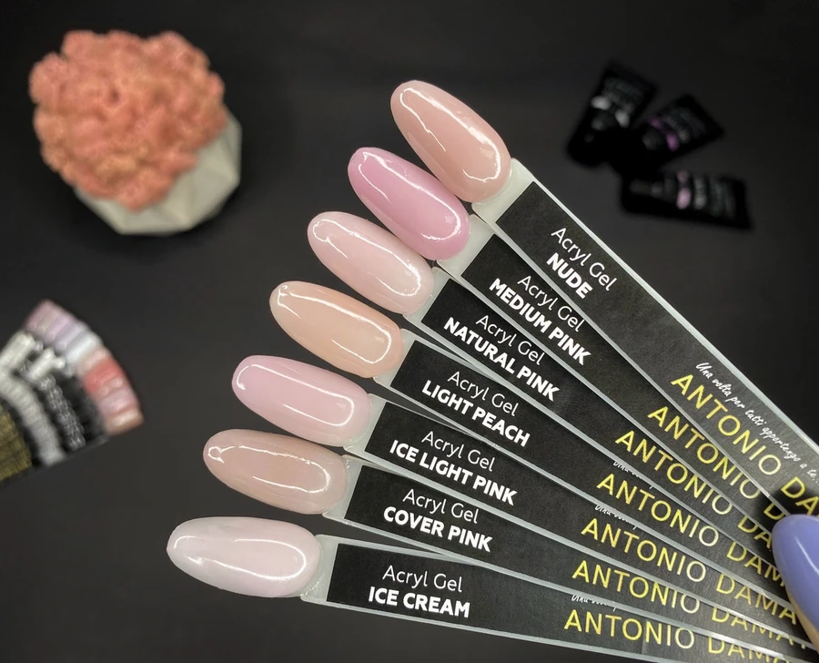 Акрил гель Antonio Damatti Acryl Gel Light Peach світло-рожевий 15 мл