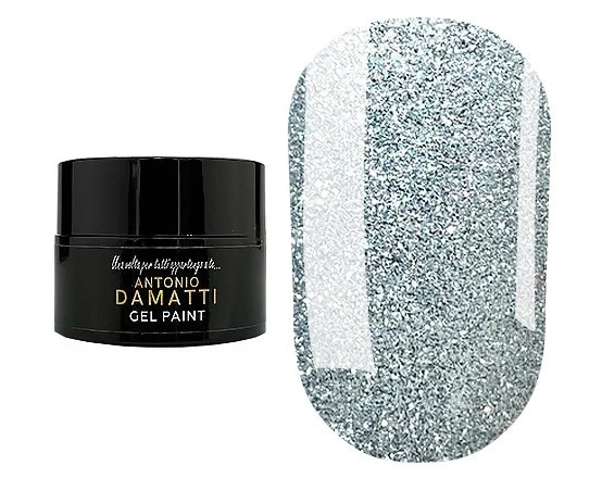 Гель-фарба Antonio Damatti Gel Paint №003 Silver срібло 5 мл
