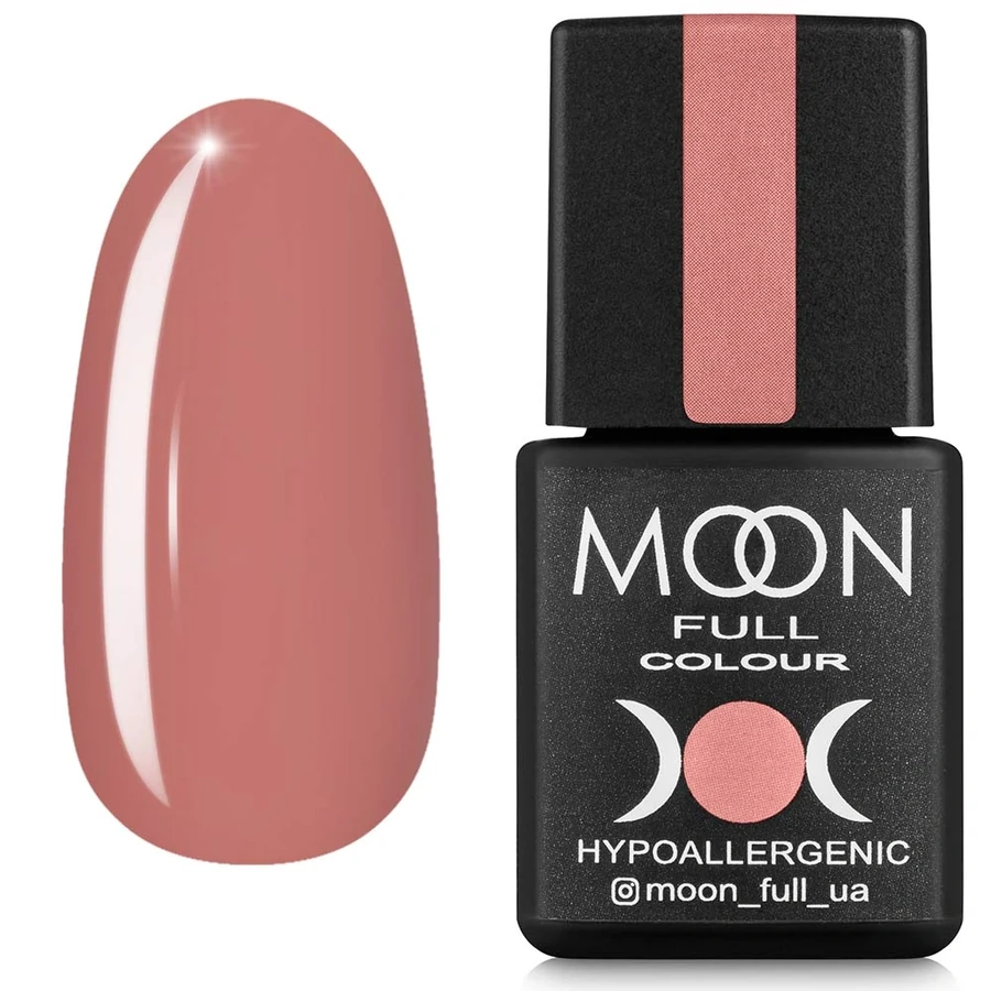Гель-лак MOON FULL color Gel polish №638 рожево-горіховий 8мл
