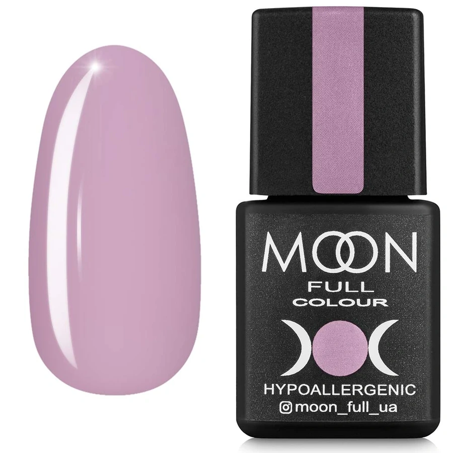 Гель-лак MOON FULL color Gel polish №643 ніжно бузковий 8 мл
