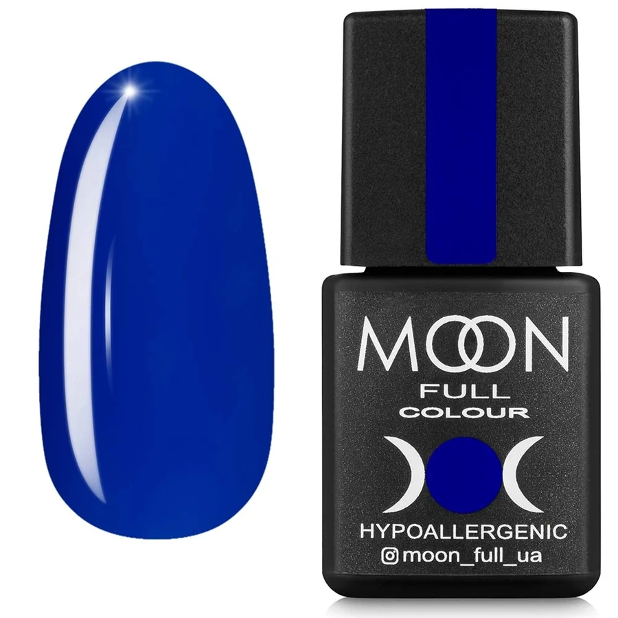 Гель-лак MOON FULL Color Gel Polish №655 темна блакить 8 мл
