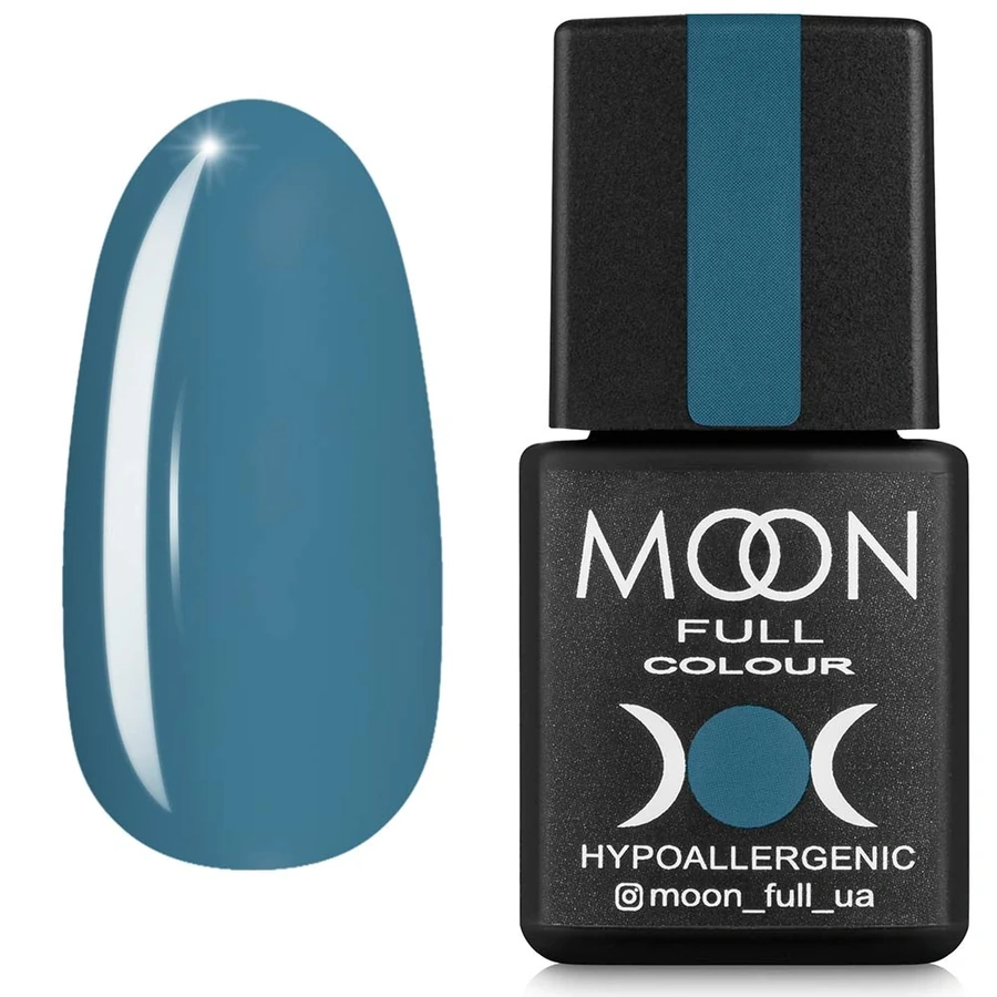 Гель-лак MOON FULL color Gel polish №660 блакитно-сірий 8 мл
