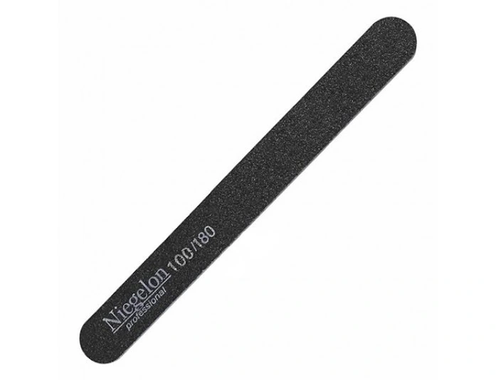 Пилка для штучних та натуральних нігтів Niegelon Nail File 6-0301 100/180 грит