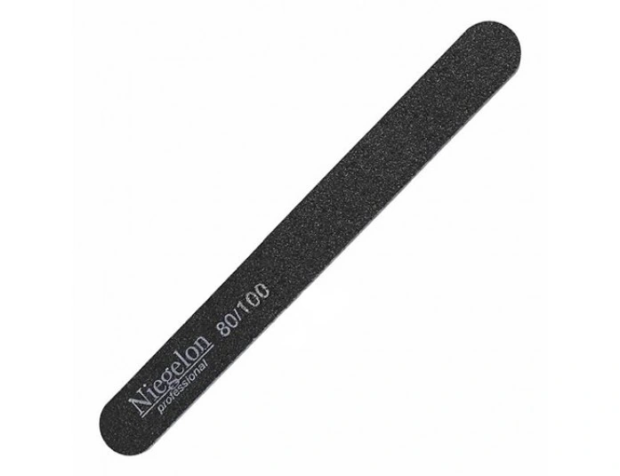 Пилка для штучних нігтів Niegelon Nail File 6-0301 80/100 грит