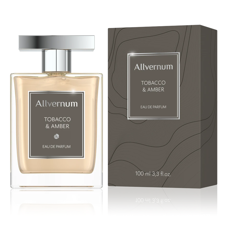 Чоловіча парфумована вода Allvernum Tobacco & Amber Eau De Perfum тютюн та амбра 100 мл