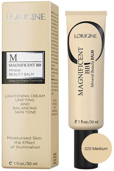 Мінеральний BB-крем Lorigine Minerals BB-крем Magnificent 020 30 мл