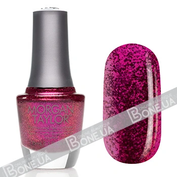 Лак Morgan Taylor Jadore My Mani фіалковий з глітером 15 мл