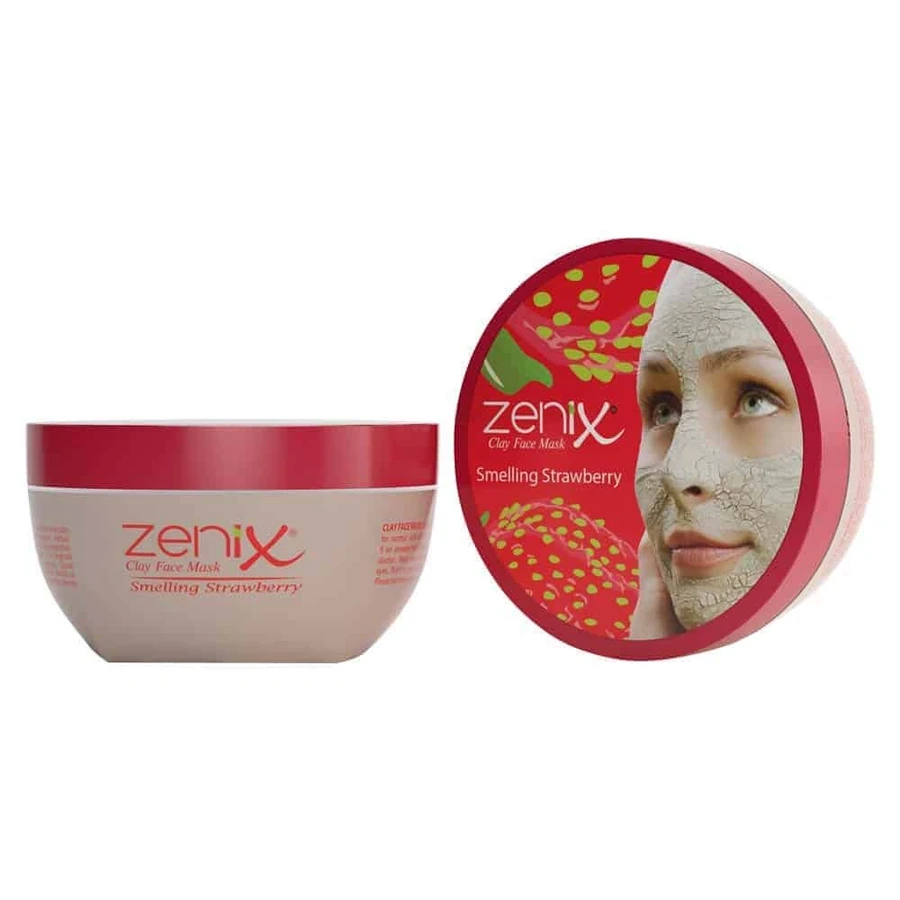 Маска для обличчя Zenix Маска для обличчя глиняна з полуницею 350 г