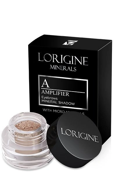 Мінеральні розсипчасті тіні для брів Lorigine Minerals Тіні для брів Amplifier 11 матові, колір бежевий 1 г