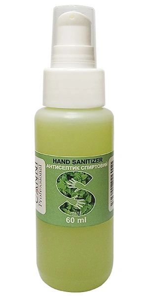 Санітайзер спиртовий гелевий Canni Sanitizer Mint м`ята 60 мл