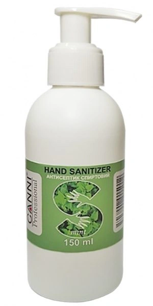 Санітайзер спиртовий гелевий Canni Sanitizer Mint м`ята 150 мл