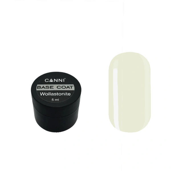 Відновлююча база Canni Wollastonite Base Coat 01 Clear прозора 5 мл