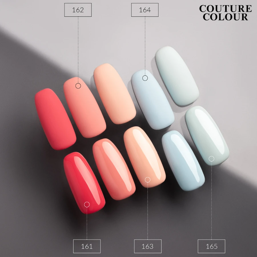 Гель-лак Couture Colour Gel Polish 163 абрикосовий крем, емаль 9 мл