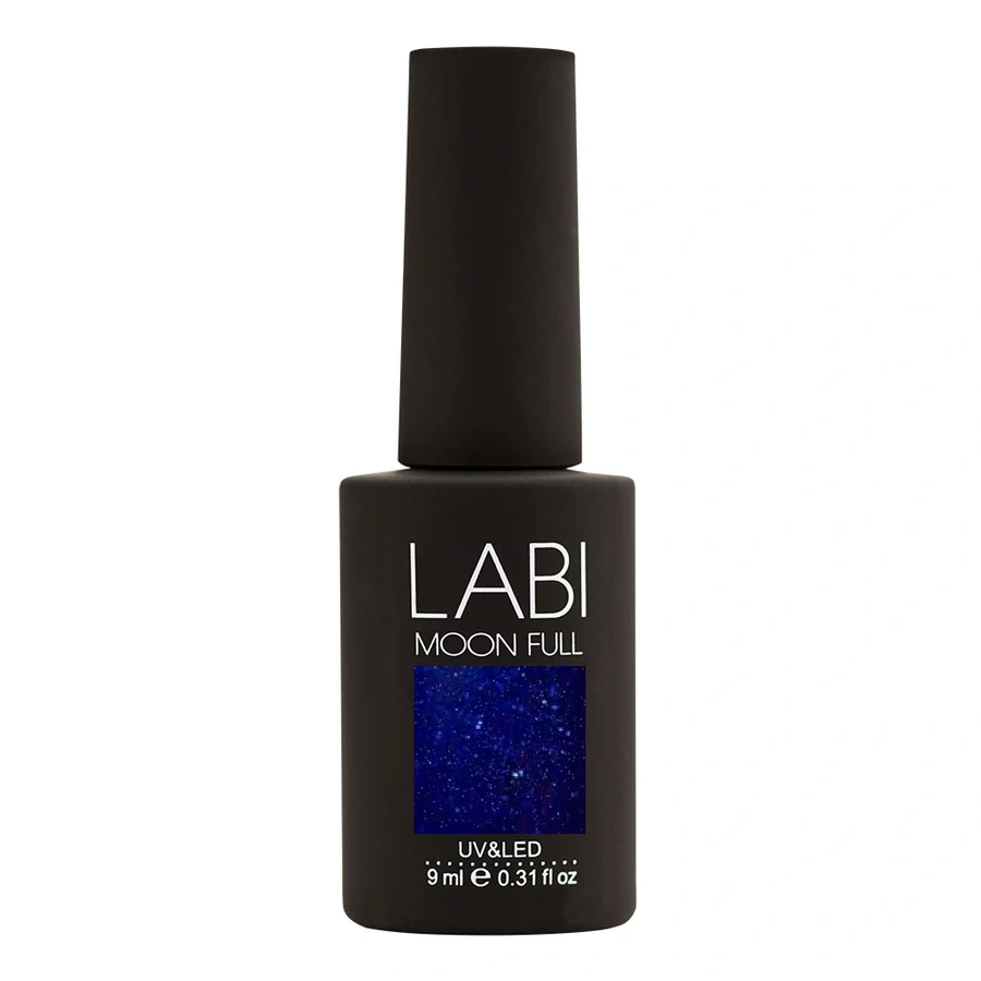 Гель-лак LABI Гель-лак №G16 Glitter сапфір, із шиммером 9 мл