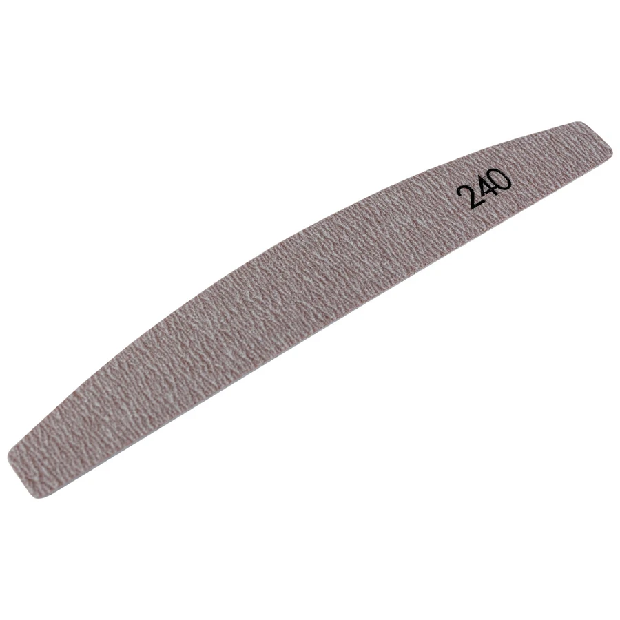 Змінні абразиви "Півмісяць" Kodi Replaceable Nail File Half-Moon №182 240 грит 178х28 мм 25 шт