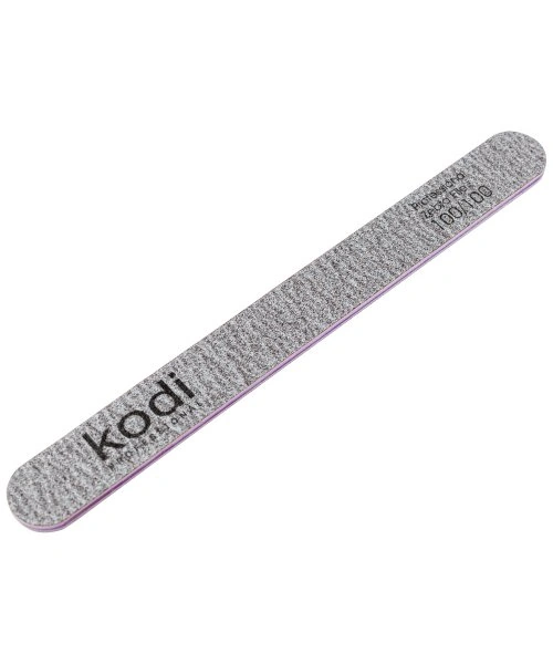 Пилка для нігтів Kodi №78 Пилка прямої форми 100/100 грит