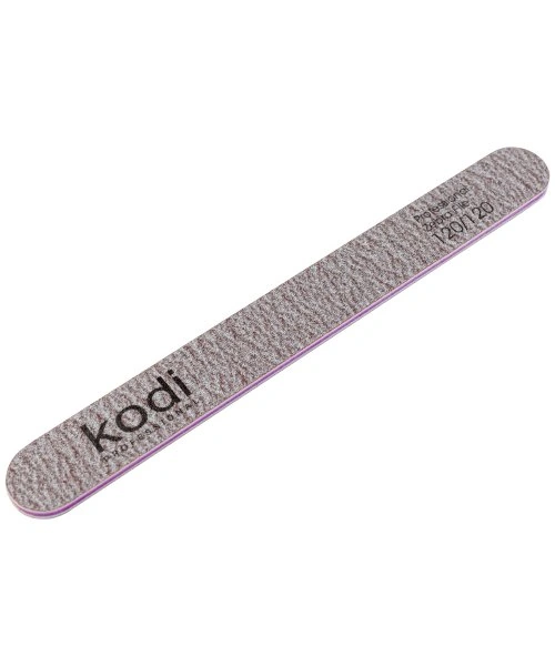 Пилка для нігтів Kodi №79 Пилка прямої форми 120/120 грит