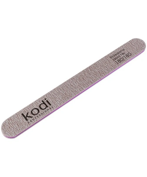 Пилка для нігтів Kodi №81 Пилка прямої форми 180/180 грит