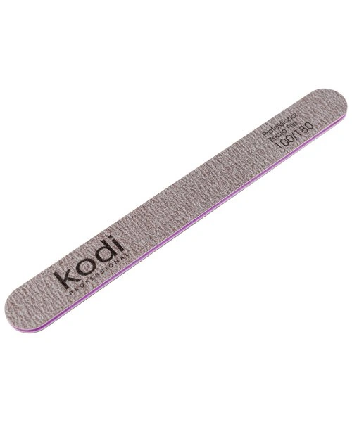 Пилка для нігтів Kodi №83 Пилка прямої форми 100/180 грит