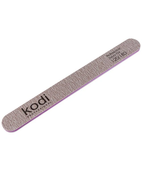 Пилка для нігтів Kodi №86 Пилка прямої форми 120/180 грит